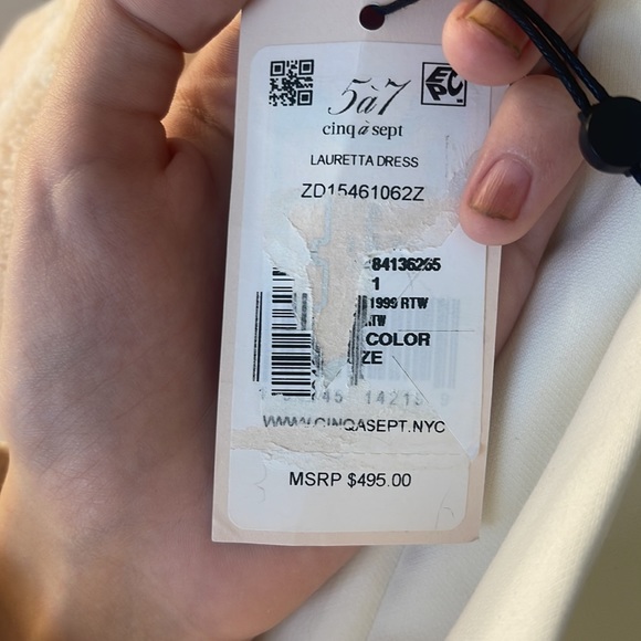 Cinq a sept Lauretta Tie Front Dress - Picture 4 of 9